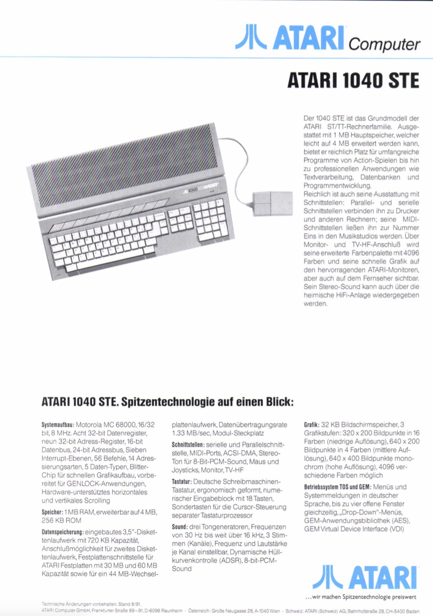 Atari 1040STE