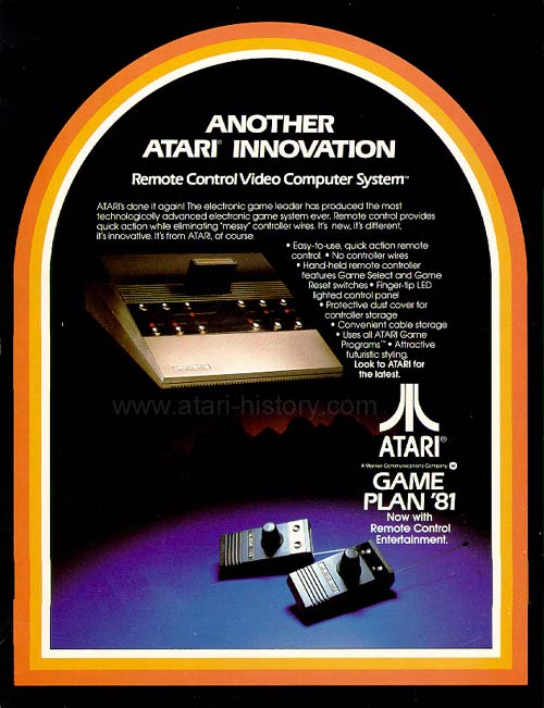Atari Remote Control Video Computer System