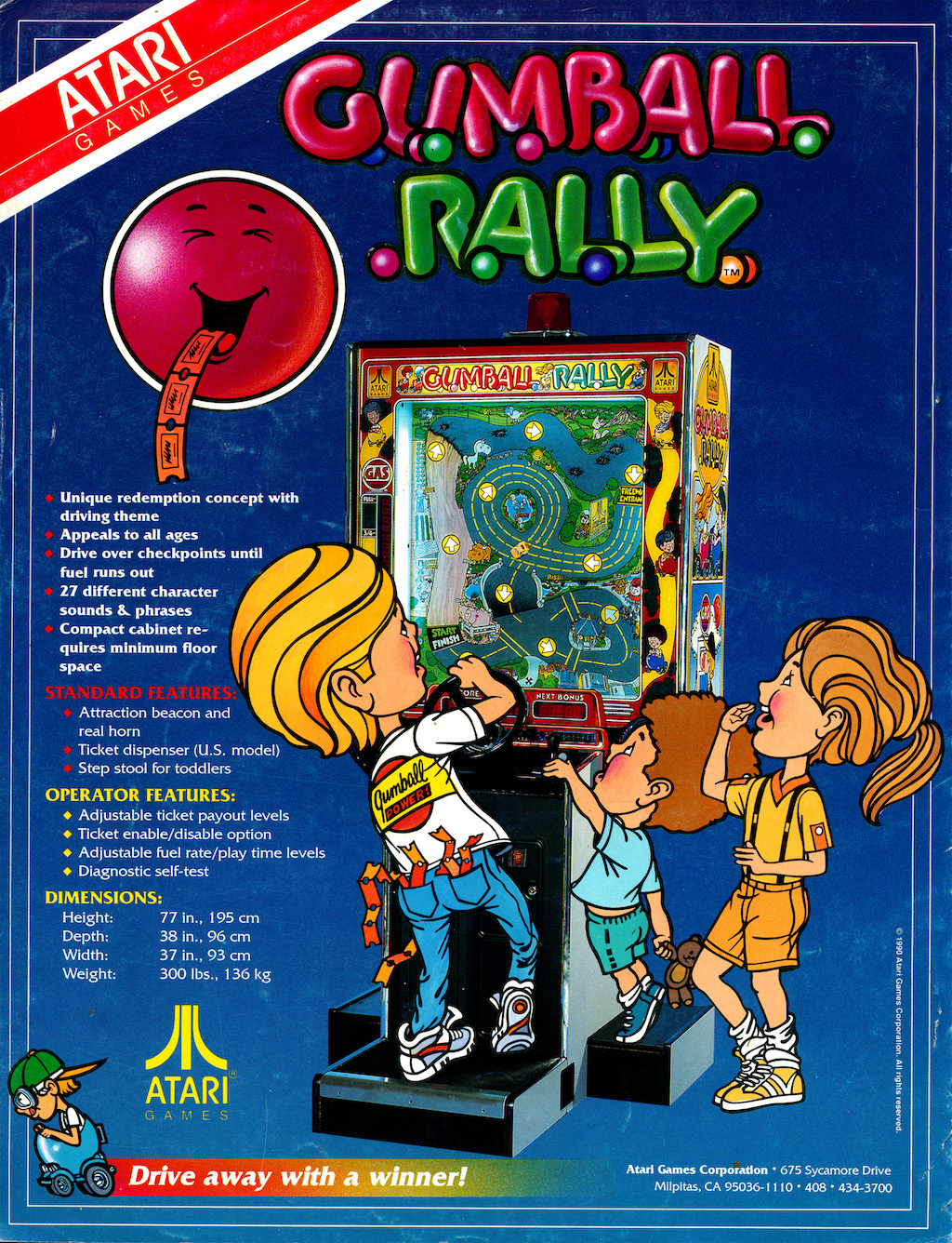 Atari Games Gumball Rally