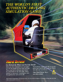 Atari Games: Hard Drivin'
