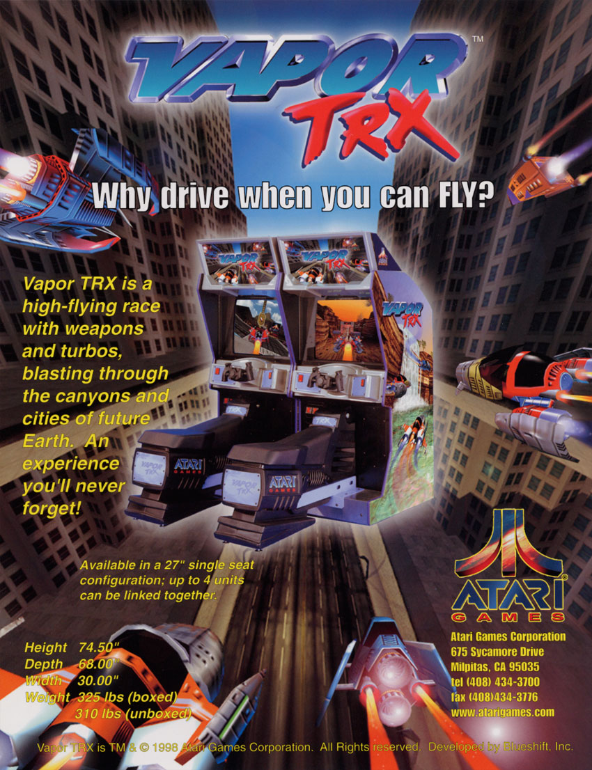 Atari Games: Vapor TRX