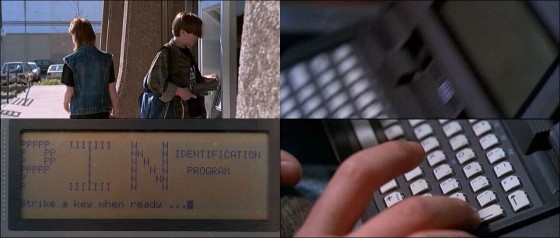 John Connor mit dem Portfolio