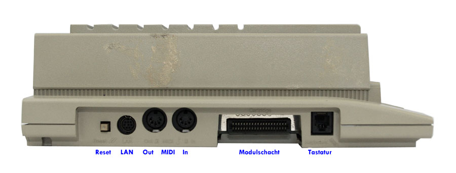 Atari Mega STE Anschlüsse rechts