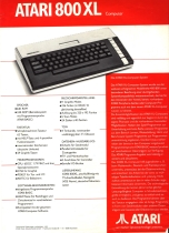 Prospekt Atari 800 XL