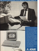 Werbung Atari 1040 ST Felix Magath