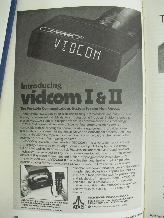 Atari Vidcom I
